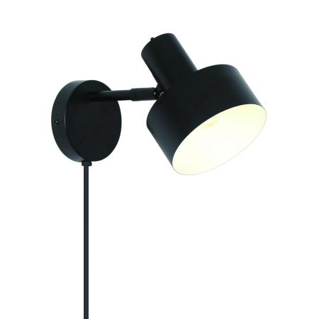 Kinkiet Matis plastikowy czarny E27  NO2512201003 - Nordlux